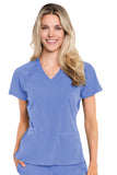 Peaches Raglan Scrub Top